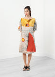 3/4 Sleeve Kimono Dress komeka smimo Kimono Dress
