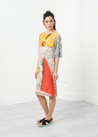 3/4 Sleeve Kimono Dress komeka smimo Kimono Dress